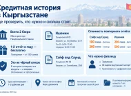 Как проверить кредитную историю в Кыргызстане Картинка схема с информацией